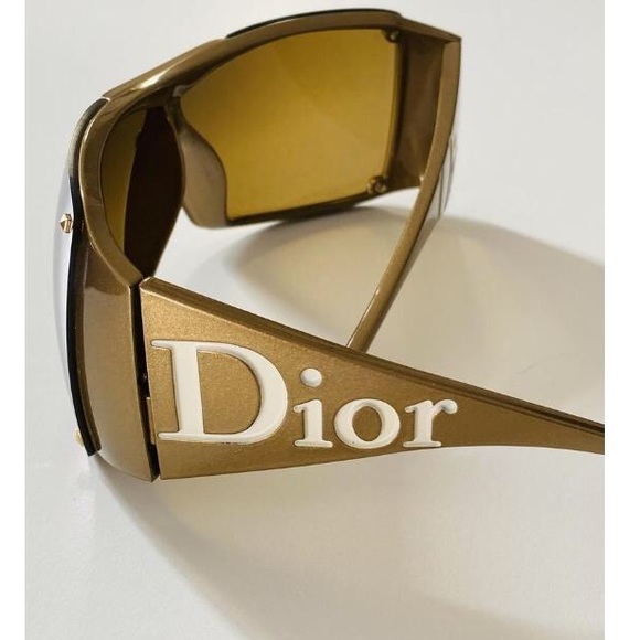 christian dior gold sunglasses